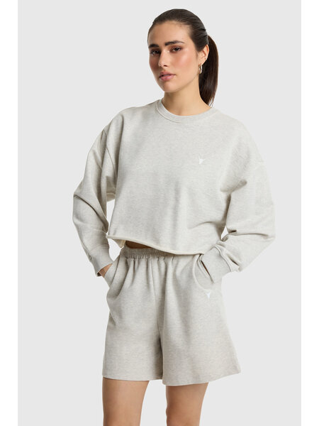 ALIX back print sweater (2606894795) light grey
