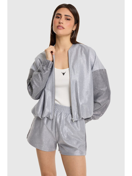 ALIX foil shorts (2606115718) light grey