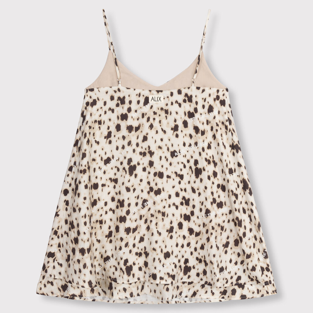 ALIX animal A-line strap dress (2606334784)