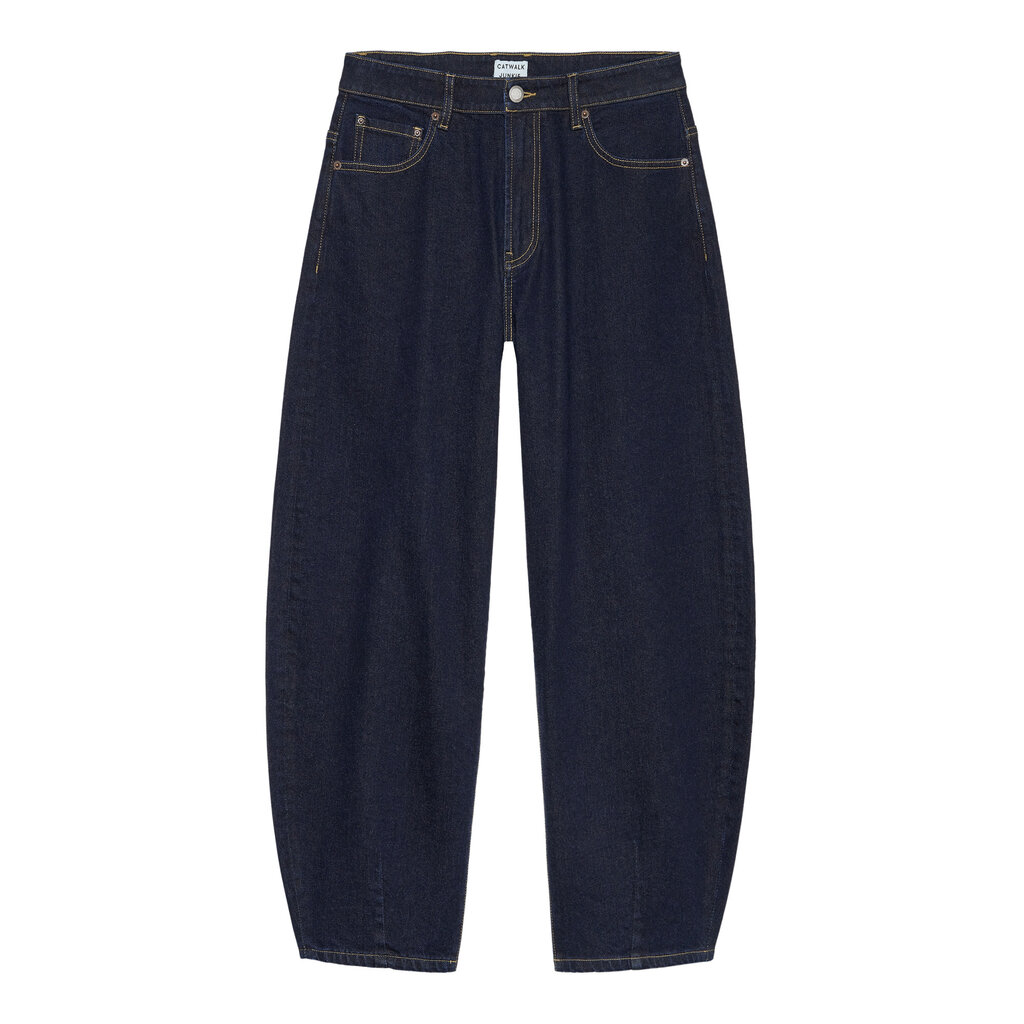 CATWALK JUNKIE Cropped barrel fit jeans 2603023202 Dark Blue