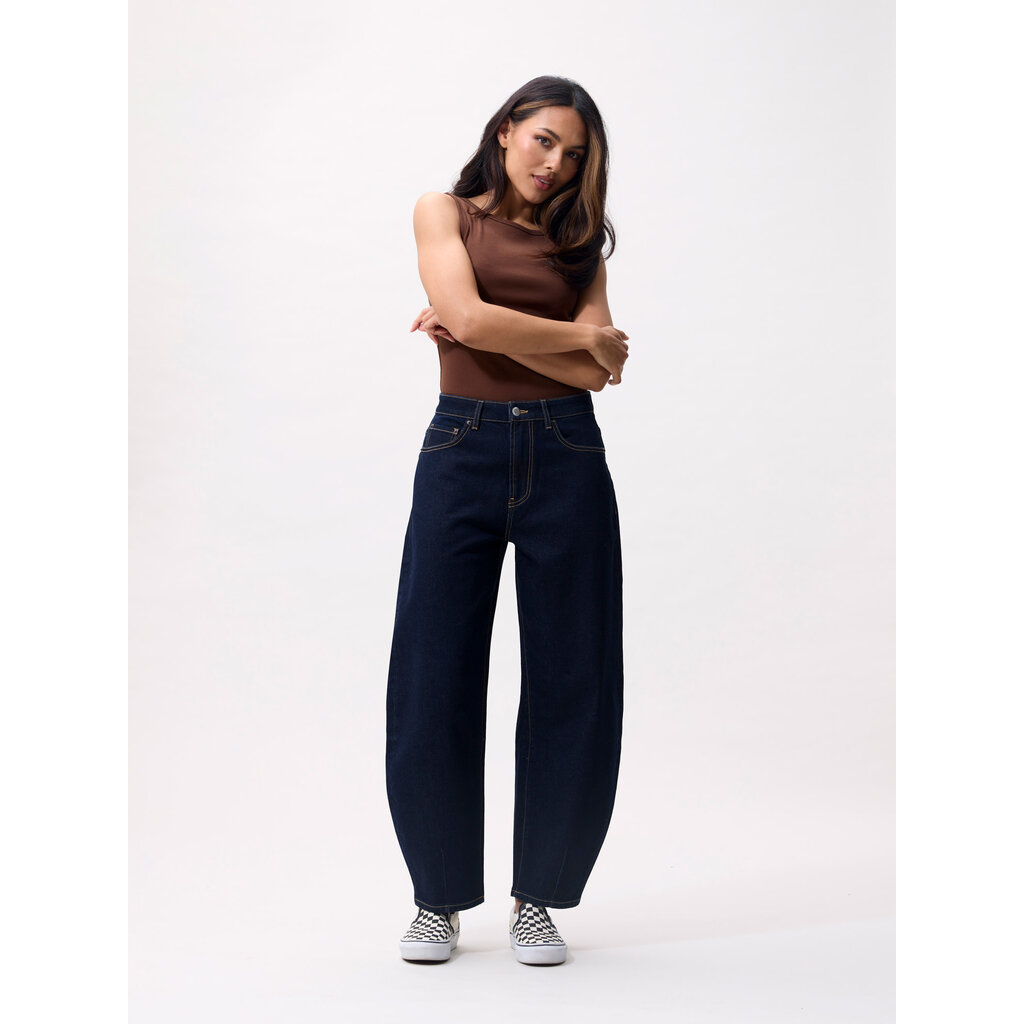 CATWALK JUNKIE Cropped barrel fit jeans 2603023202 Dark Blue