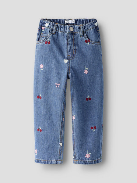 name it NMFBELLA BARREL EMB JEANS 4870-OV L 13255124