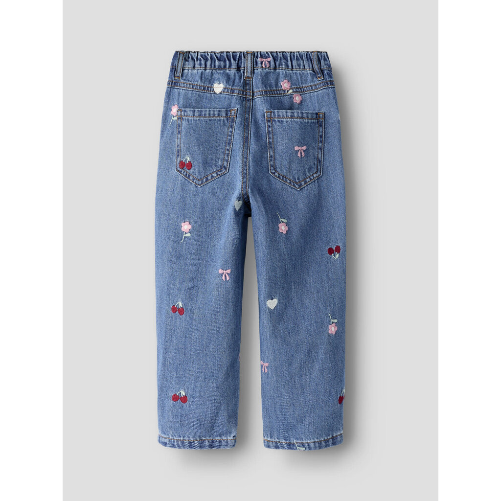name it NMFBELLA BARREL EMB JEANS 4870-OV L 13255124