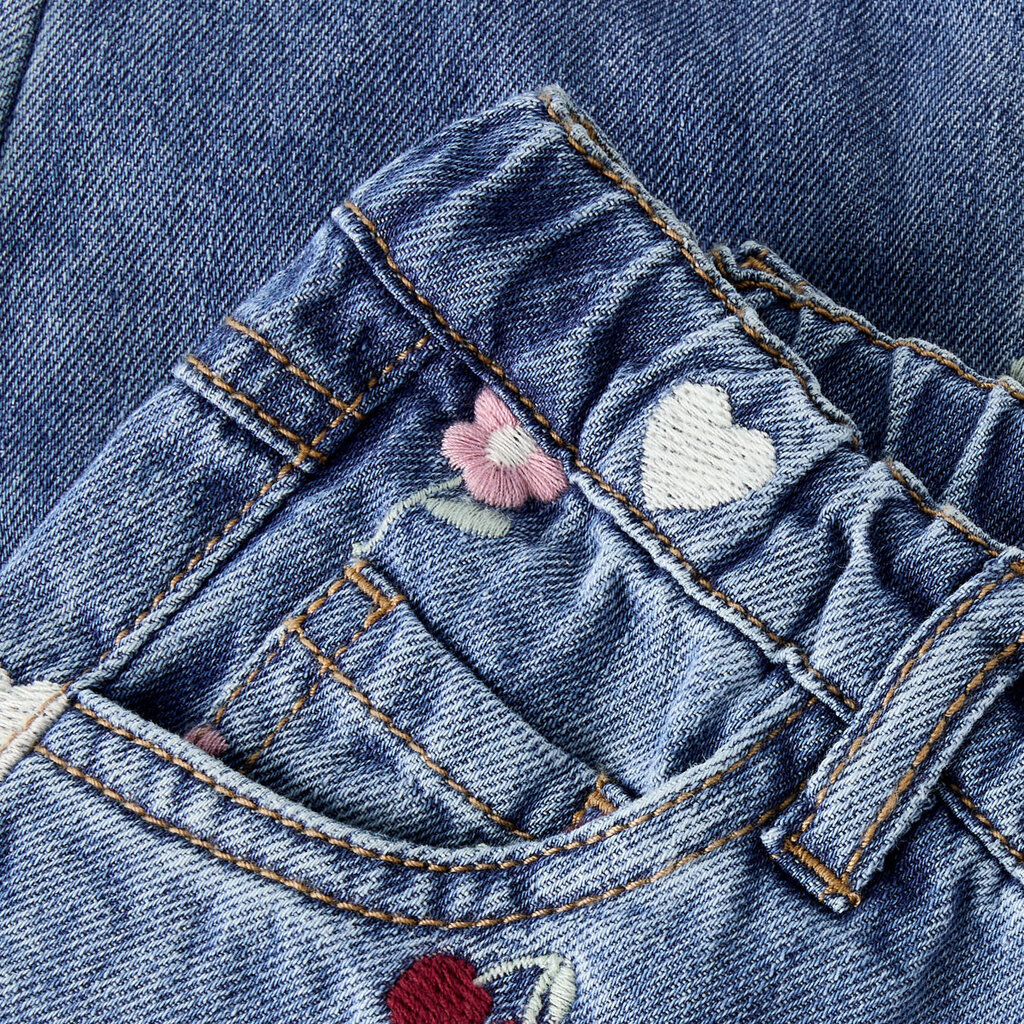 name it NMFBELLA BARREL EMB JEANS 4870-OV L 13255124