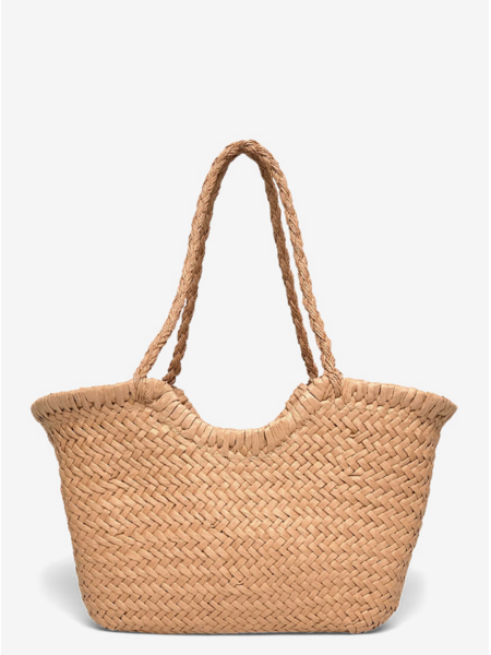 Gina Tricot Braided straw bag 28086 Light brown (7053)