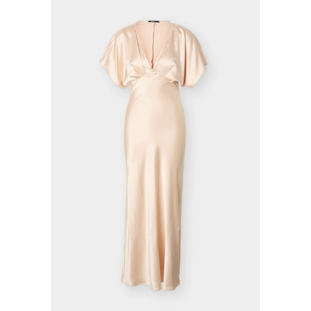 Gina Tricot Satin maxi dress 28005 Peach/quartz (2557)