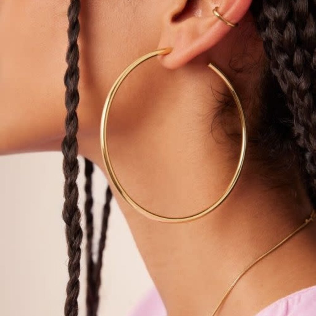 Statement basic oorringen large MJ16617 Goud