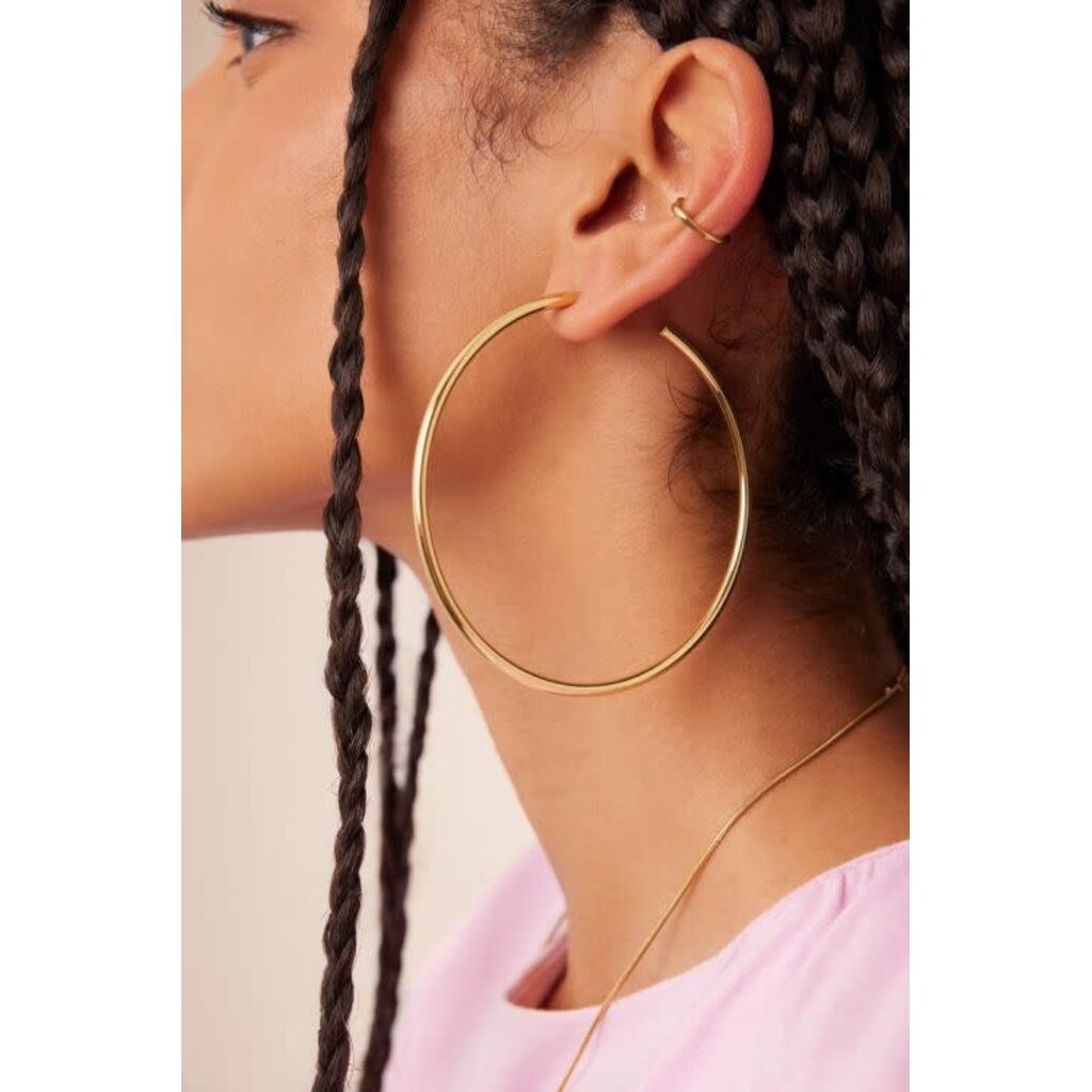 Statement basic oorringen large MJ16617 Goud