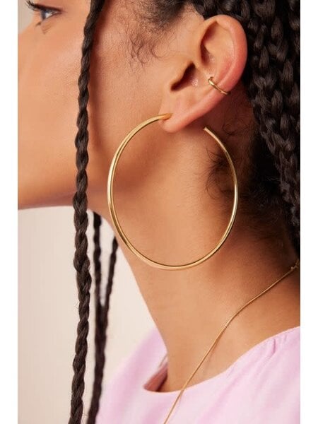 Statement basic oorringen large MJ16617 Goud