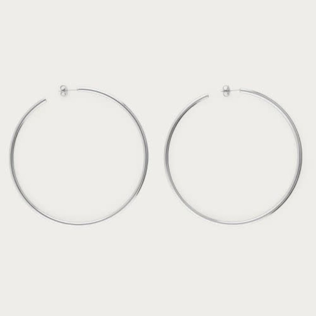 Statement basic oorringen large MJ16617 Zilver