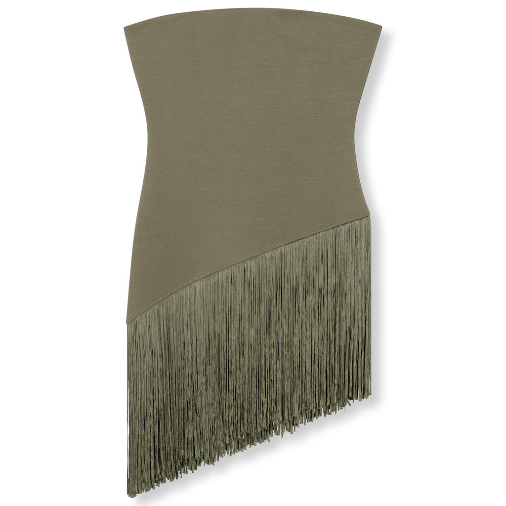 REFINED strapless assymetric top FIE (R2606850204) army