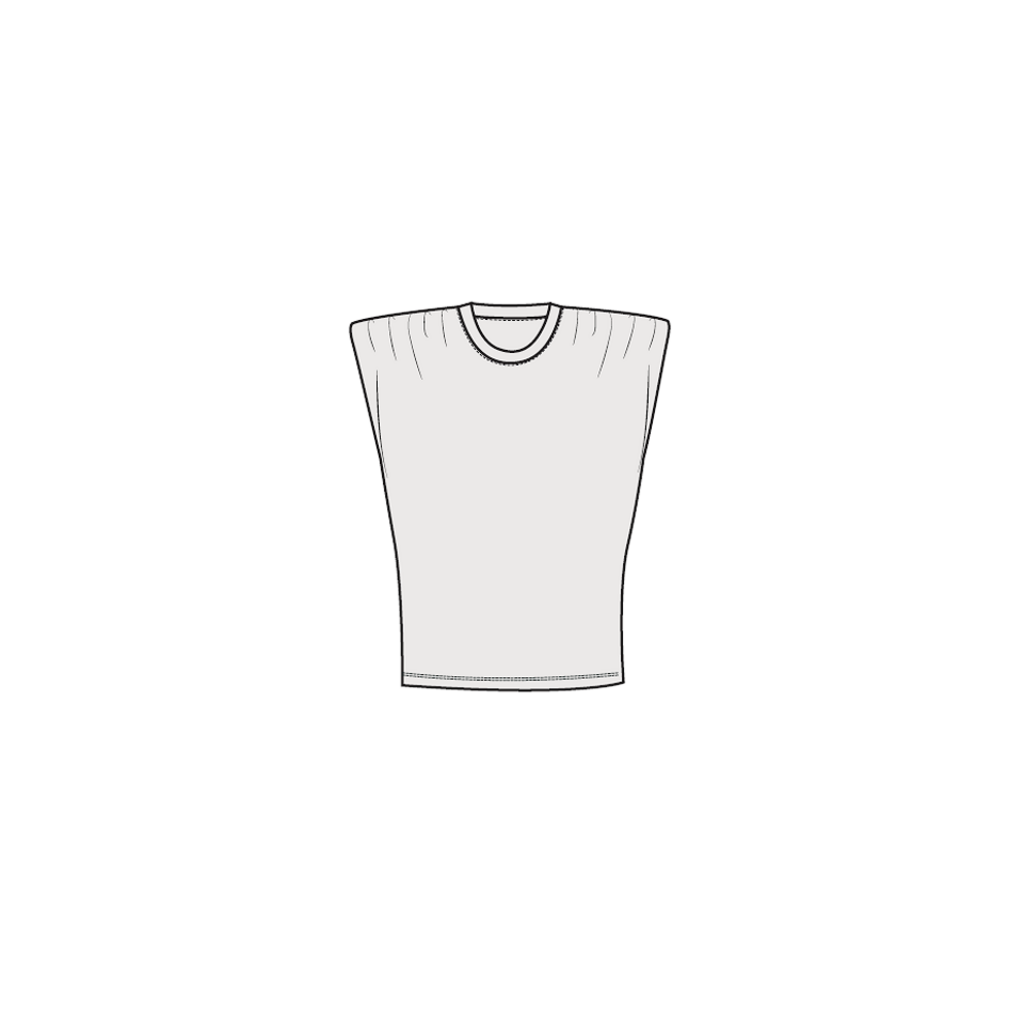 REFINED sleevless top CIANA (R2606811290) offwhite