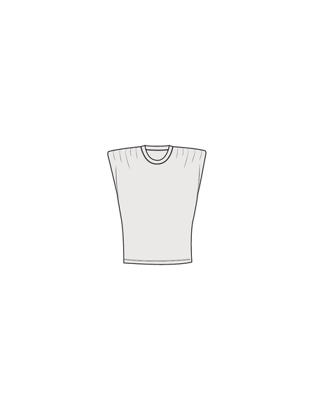 REFINED sleevless top CIANA (R2606811290) offwhite