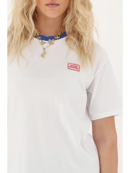 T-shirt Rue des rosiers MJ13970 Wit
