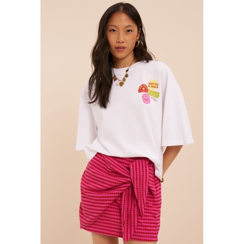 T-shirt Sotto il soleil MJ16453 Wit