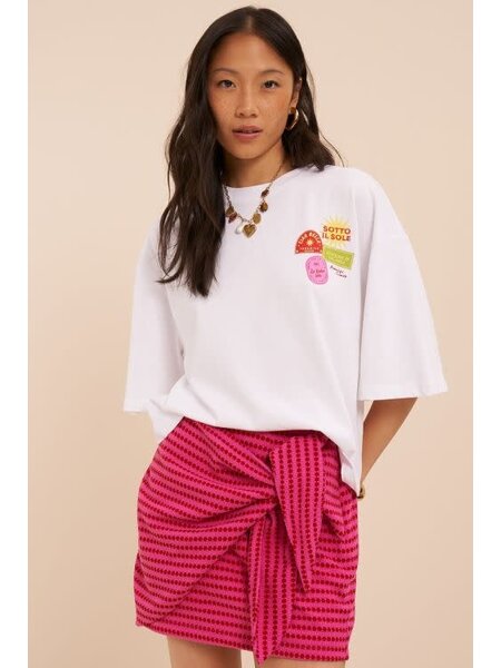 T-shirt Sotto il soleil MJ16453 Wit