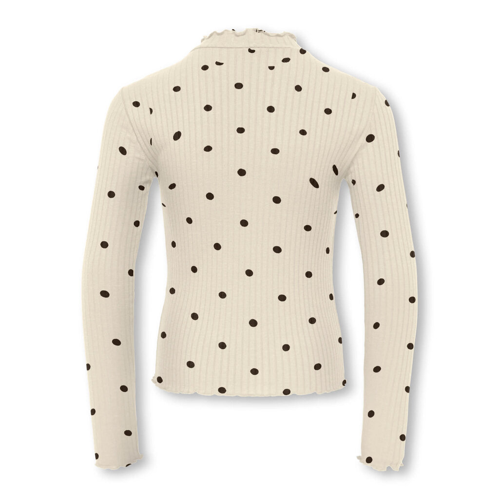 KIDS ONLY KOGFRANSISKA LIFE L/S HI-NCK AOP JRS 15390660 White
