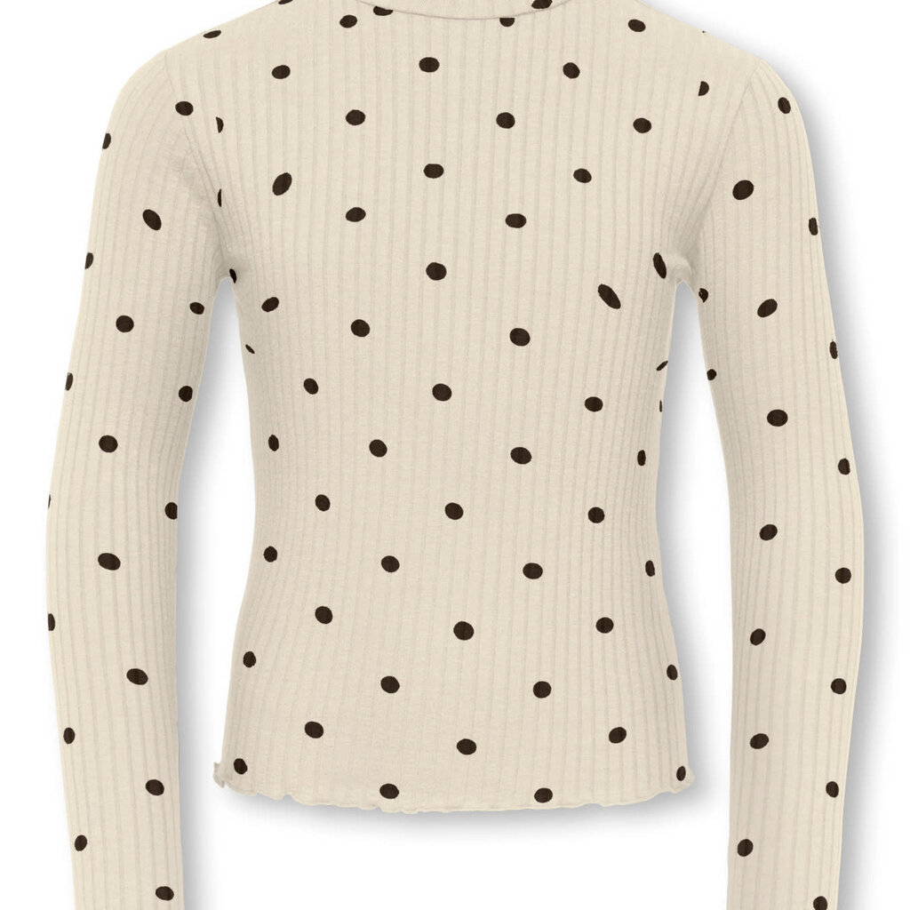 KIDS ONLY KOGFRANSISKA LIFE L/S HI-NCK AOP JRS 15390660 White