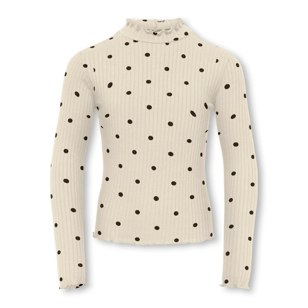 KIDS ONLY KOGFRANSISKA LIFE L/S HI-NCK AOP JRS 15390660 White