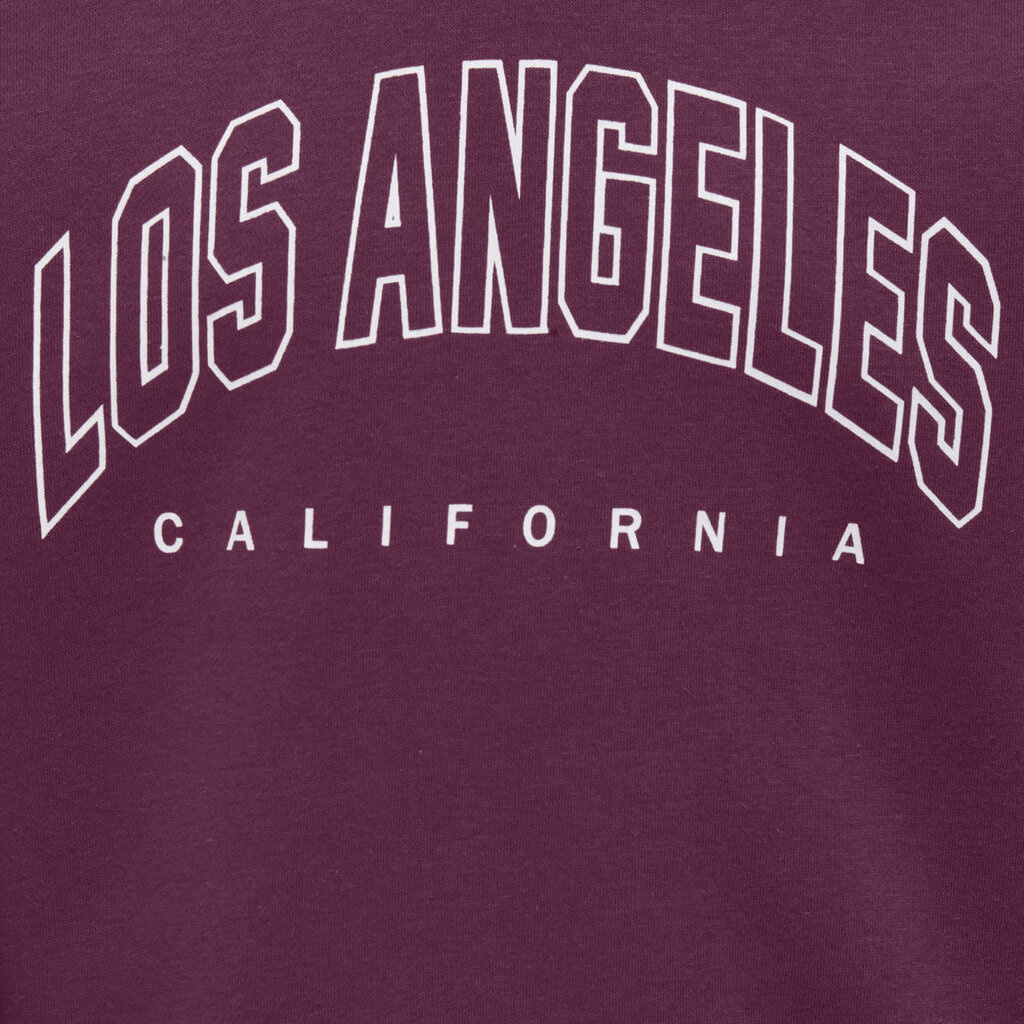 KIDS ONLY KOGSWEAT LS CREW OVZ STAT SWT NOOS 15353354 Mauve Wine Los Angeles - California