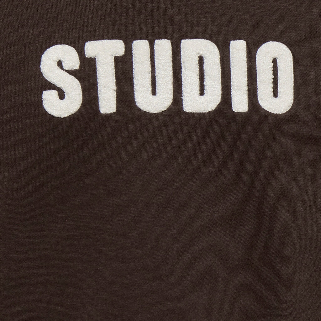 KIDS ONLY KOGSWEAT LS CREW OVZ STAT SWT NOOS 15353354 Coffee Bean STUDIO - Terry Emb.