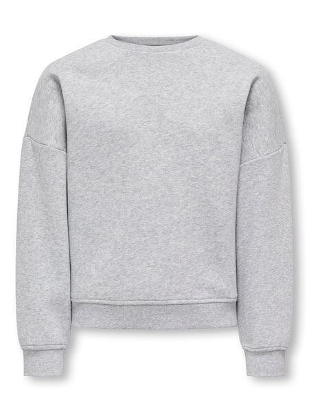 KIDS ONLY KOGSWEAT L/S CREW OVERSIZE SWT NOOS 15357233 Light Grey Melange