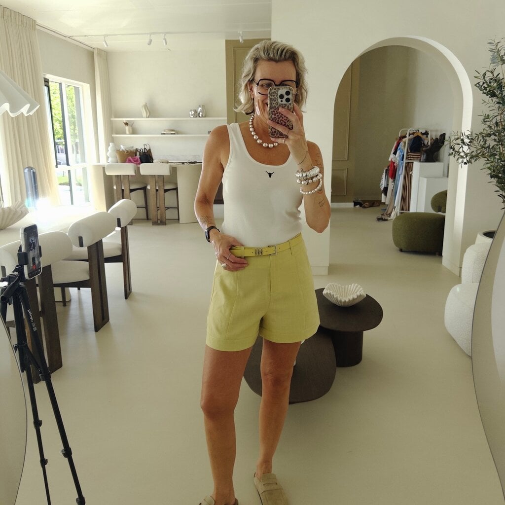 Short pantalon - mustard
