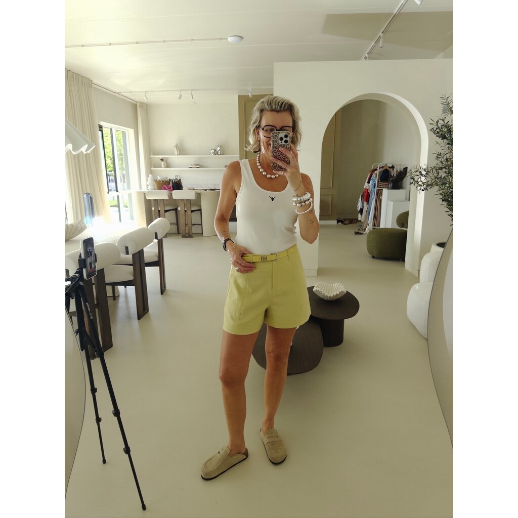 Short pantalon - mustard