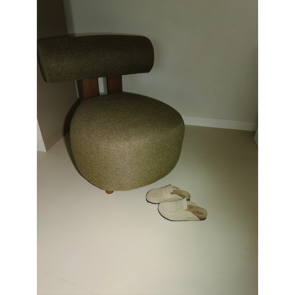 Leather clogs - taupe