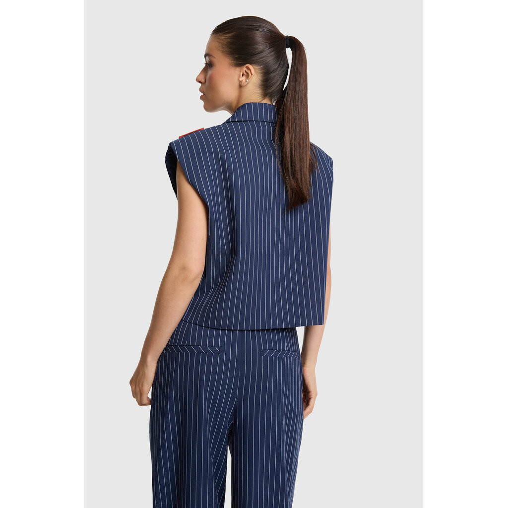ALIX striped waistcoat (2607403744) navy