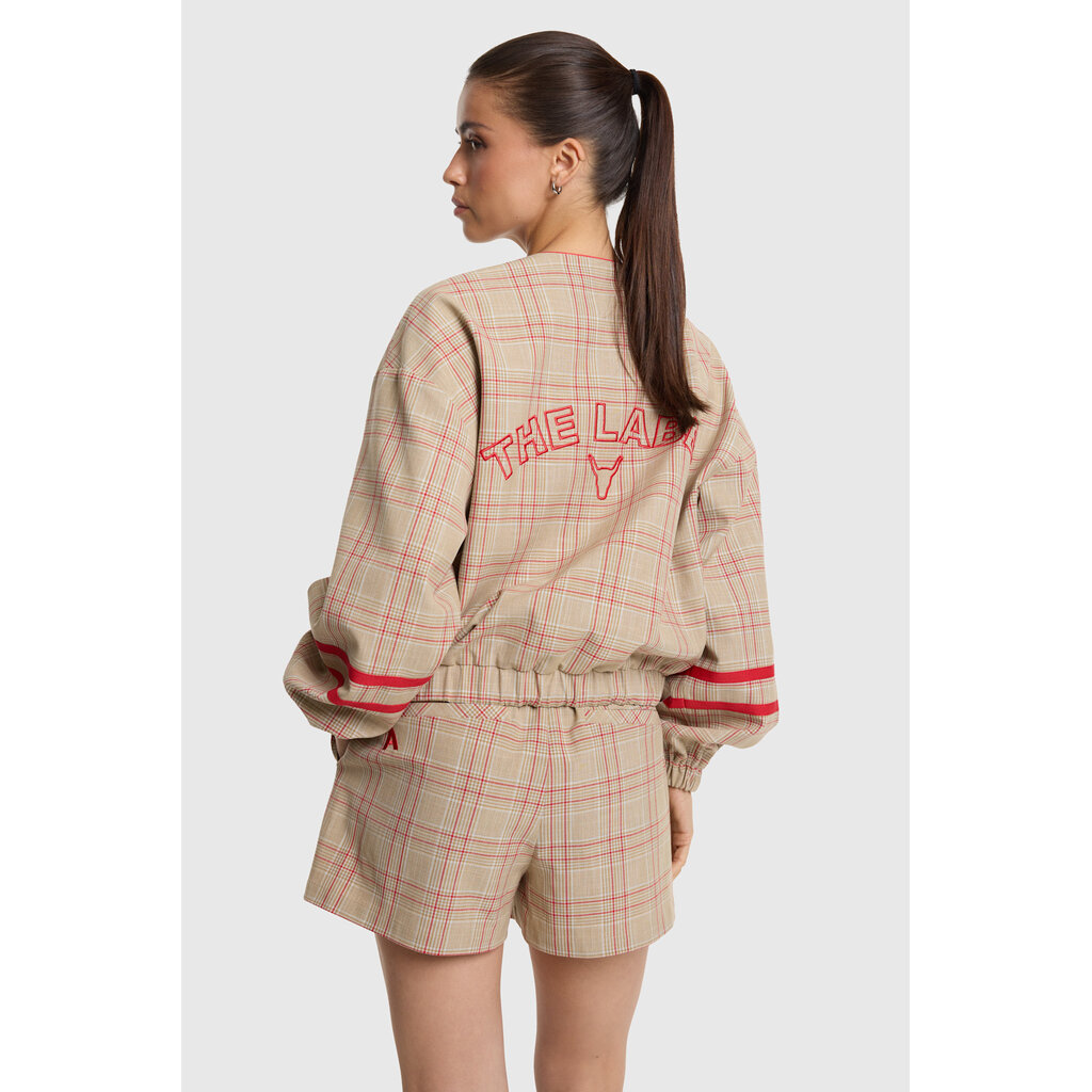 ALIX sporty check bomber (2607408736) sand