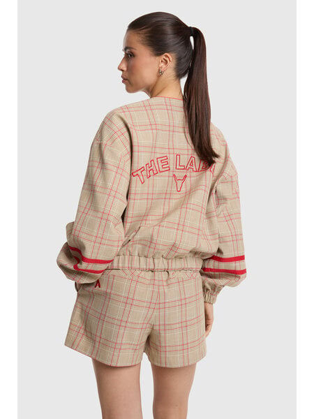 ALIX sporty check bomber (2607408736) sand