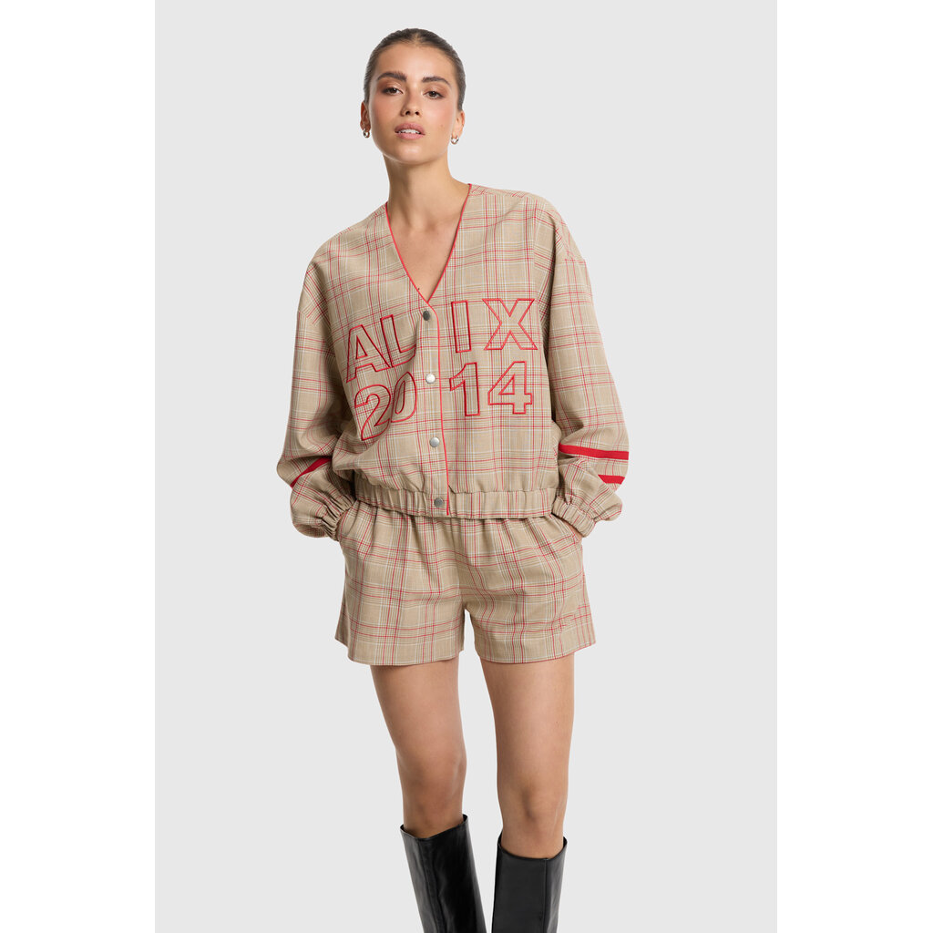 ALIX sporty check bomber (2607408736) sand