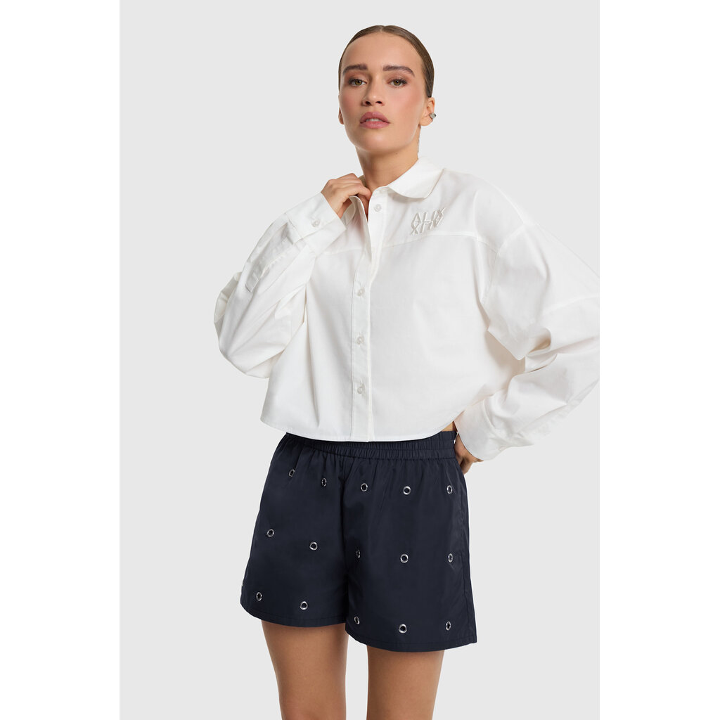 ALIX cropped blouse (2607907778) soft white