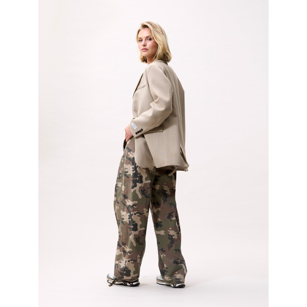 CATWALK JUNKIE Oversized check blazer 2603022600 Coffee Bean