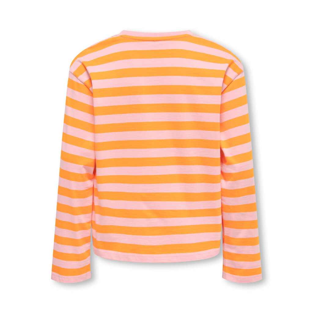 KIDS ONLY KOGEIDA L/S STRIPE TOP 15392665 Marigold/Pink