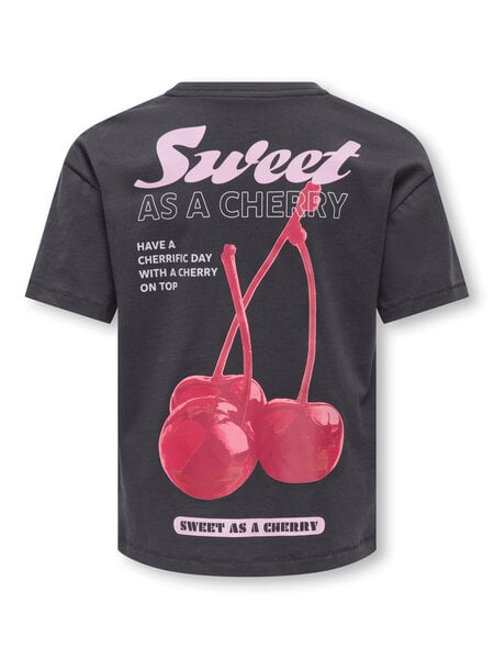 KIDS ONLY KOGHELEN LIFE S/S LOOSE TEE JRS NOOS 15347335 Phantom Cherries
