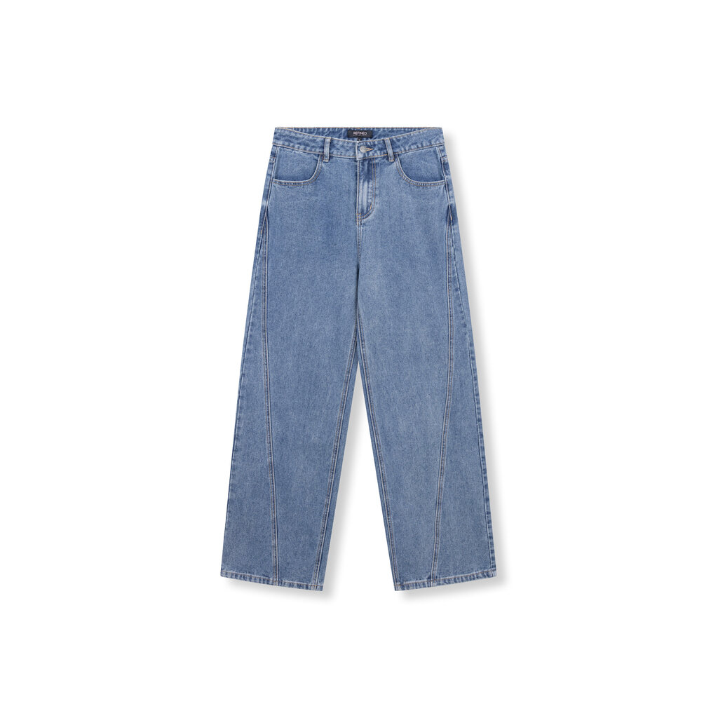 REFINED baggy jeans cutseams PAYTON R2511171826 BLUE DENIM