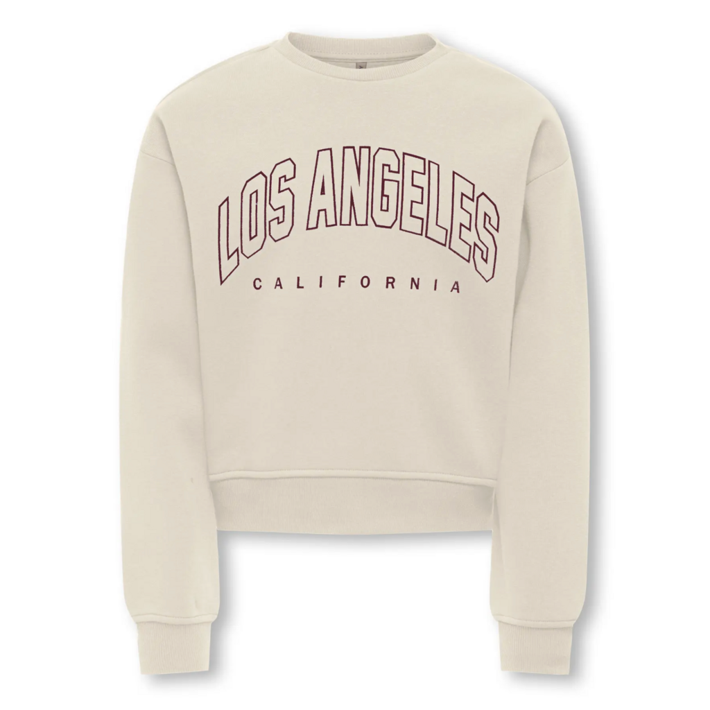 KIDS ONLY KOGSWEAT LS CREW OVZ STAT SWT NOOS 15353354 Birch Los Angeles - California