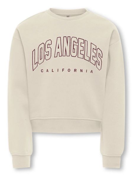 KIDS ONLY KOGSWEAT LS CREW OVZ STAT SWT NOOS 15353354 Birch Los Angeles - California