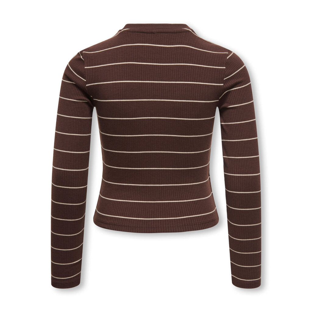 KIDS ONLY KOGLUPE L/S STRIPE TEE JRS 15379478 Chicory Coffee Pumice Stone