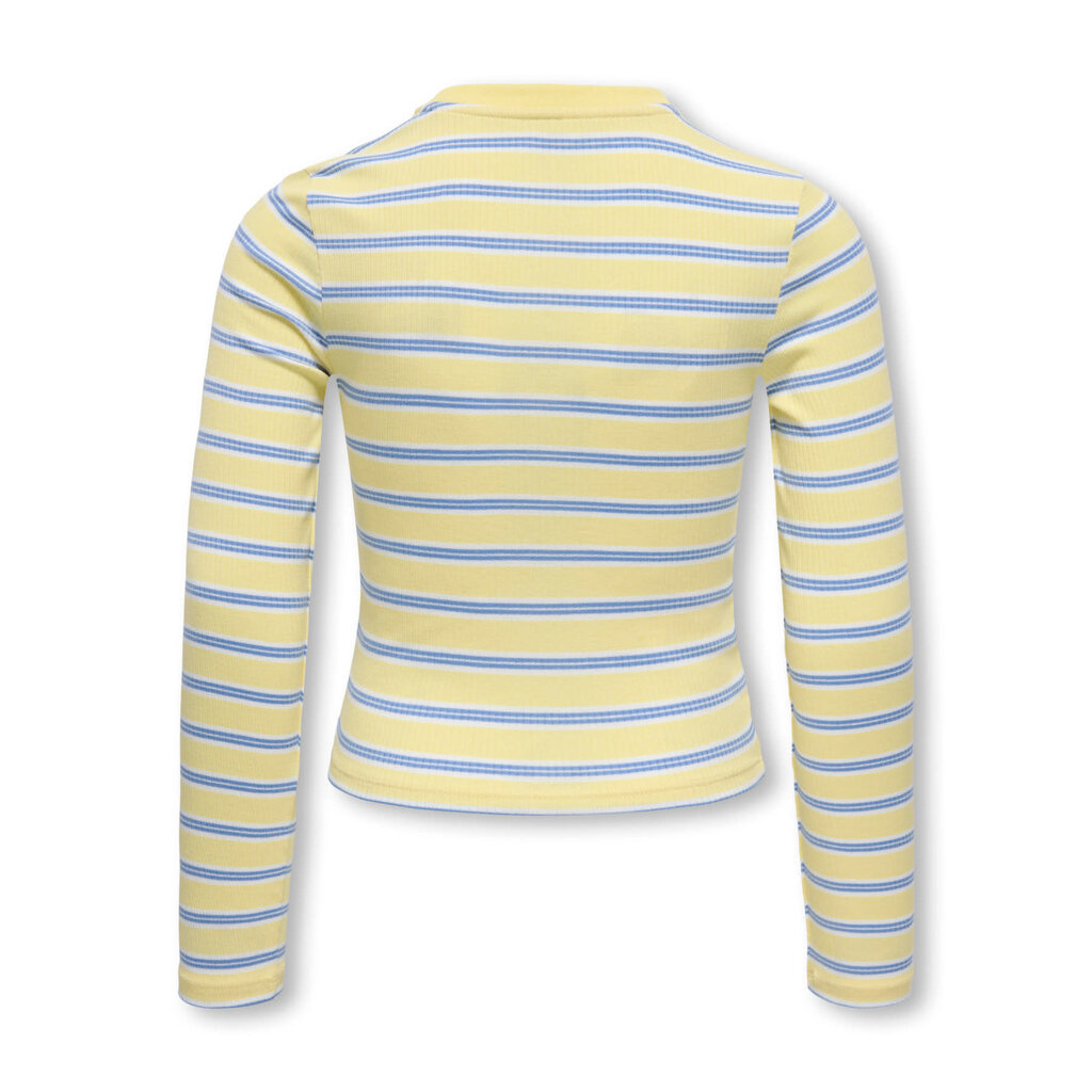 KIDS ONLY KOGLUPE L/S STRIPE TEE JRS 15379478 Mellow Yellow Allure/White