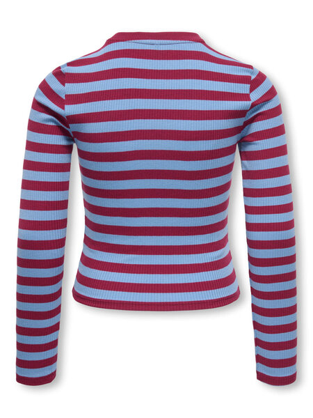 KIDS ONLY KOGLUPE L/S STRIPE TEE JRS 15379478 Allure Rumba Red