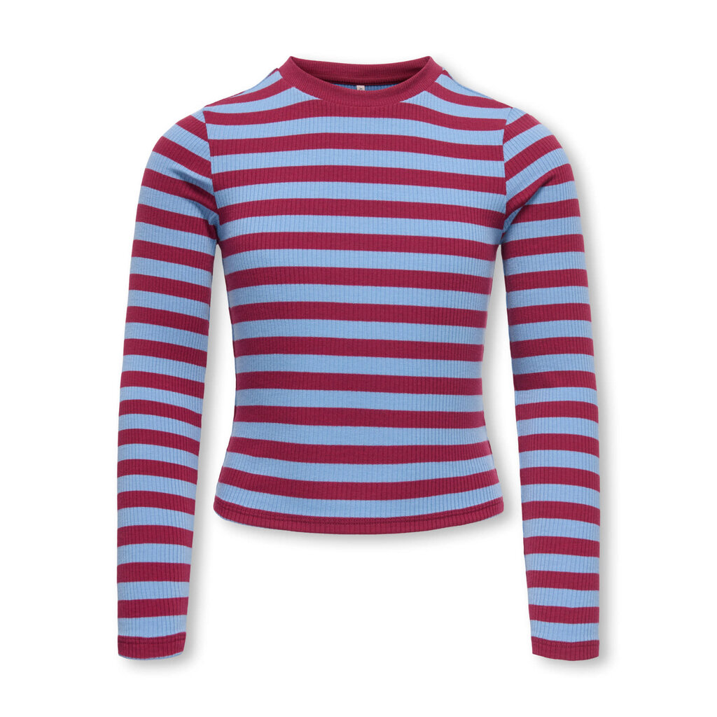 KIDS ONLY KOGLUPE L/S STRIPE TEE JRS 15379478 Allure Rumba Red