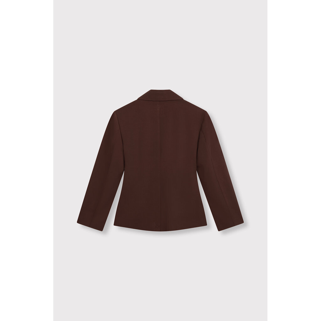 REFINED waist taillered blazer BRUNA (R2608451009) choc brown