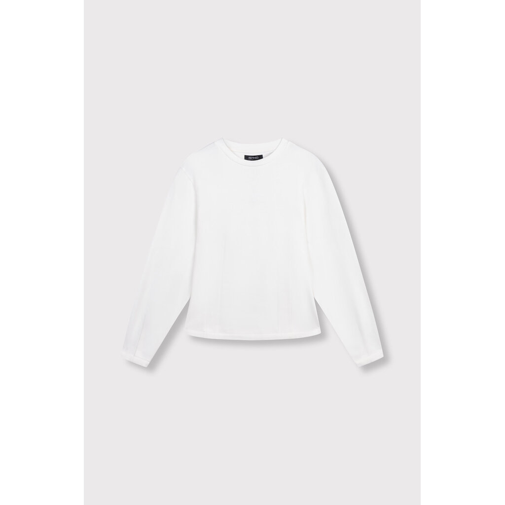 REFINED balloon sleeves top YUMI (R2608805151) off white