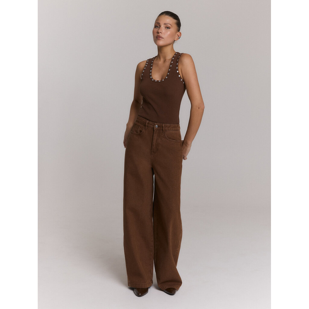 REFINED balloon fit jeans HAILEY (R2608168019) brown