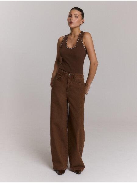 REFINED balloon fit jeans HAILEY (R2608168019) brown