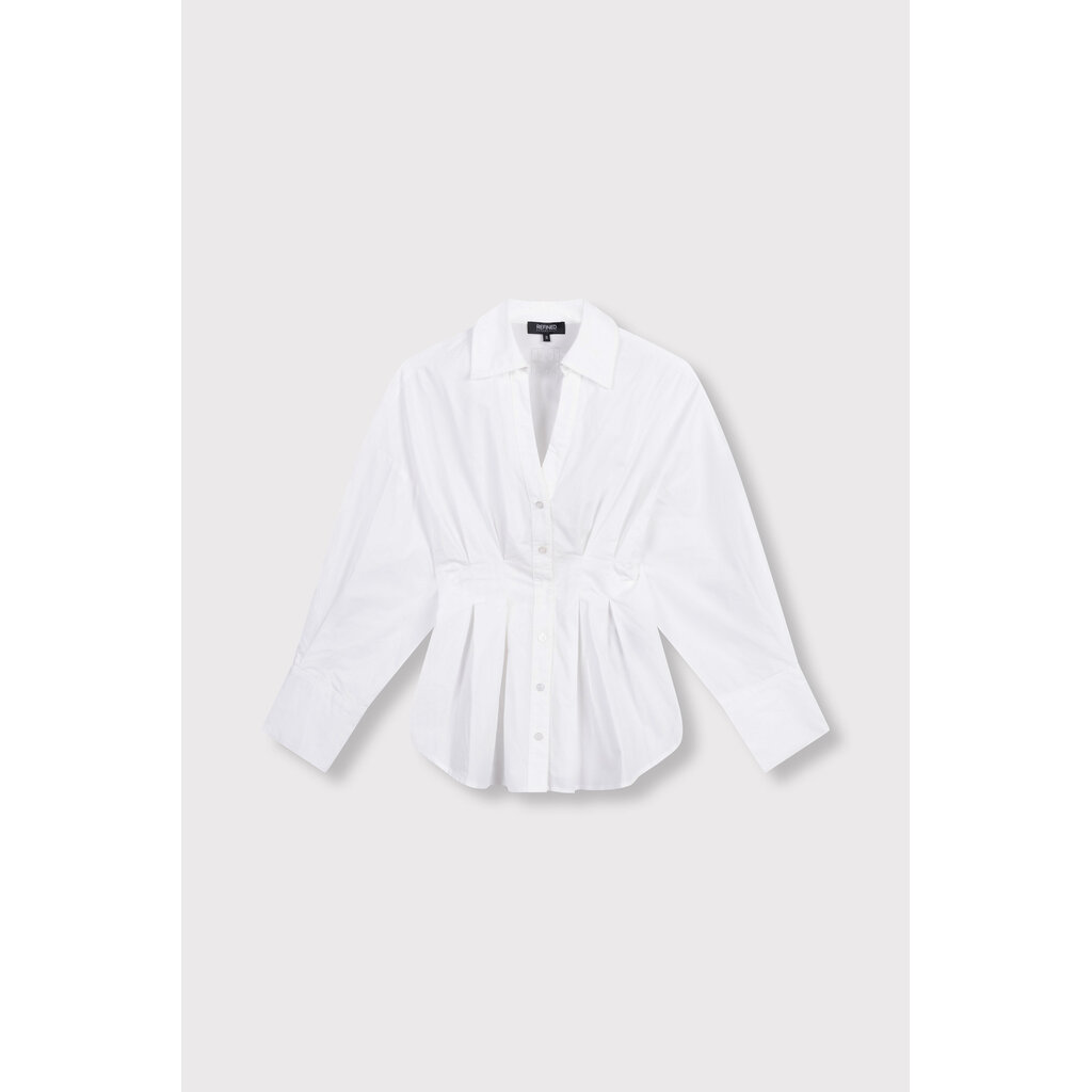 REFINED taillered blouse GUUSJE (R2608941016) white