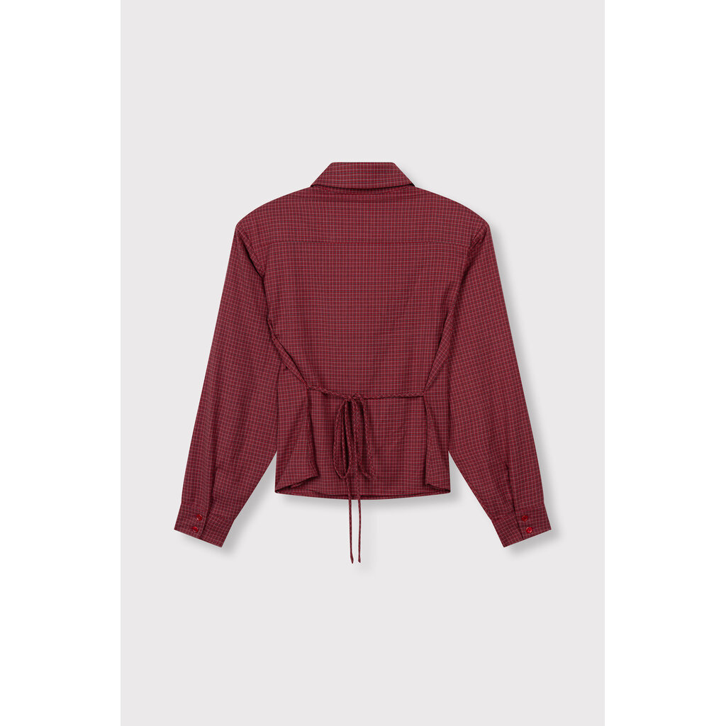 REFINED check blouse strap back PRESLEY (R2608966055) check